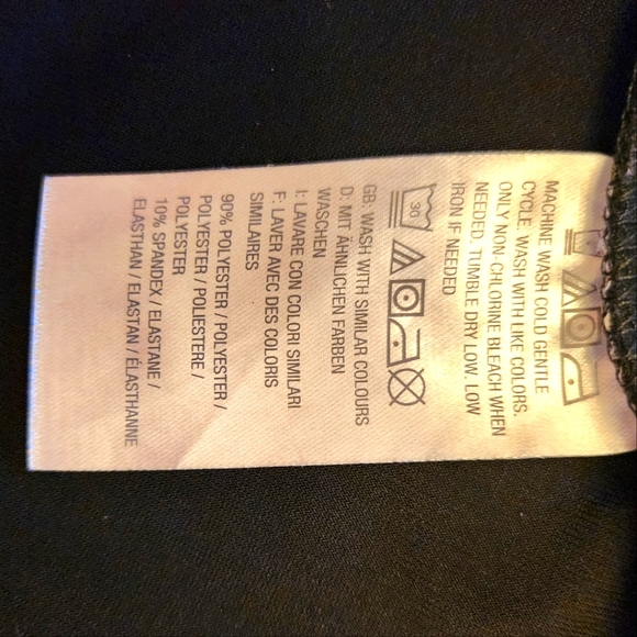 HALSTON Little Black Dress Faux Wrap Bow Detail - Picture 8 of 8